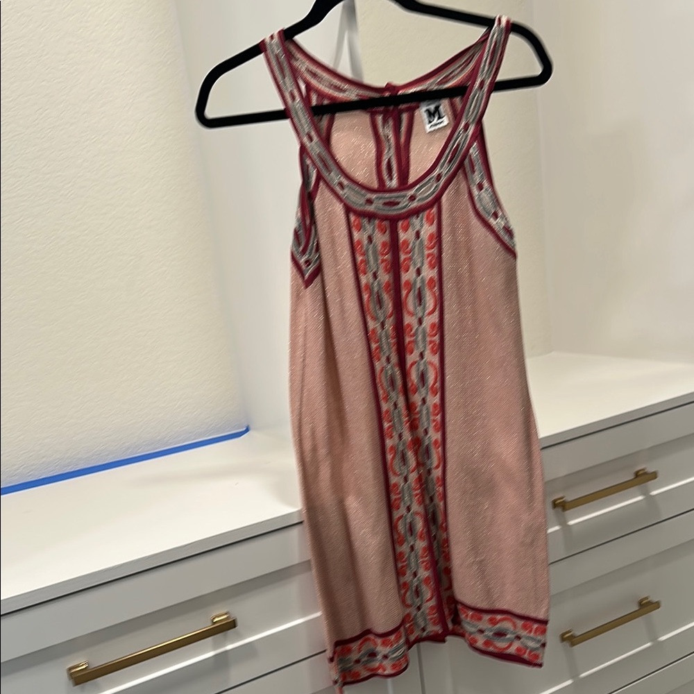 Missoni Pink and Red Patterned Dress